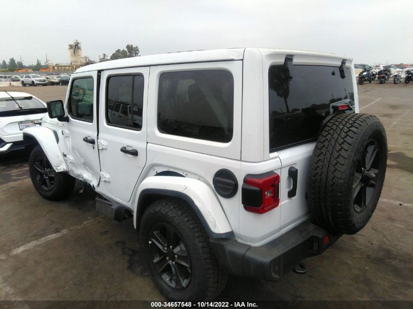 2021 JEEP WRANGLER UNLIMITED SAHARA ALTITUDE VIN: 1C4HJXEN4MW858894