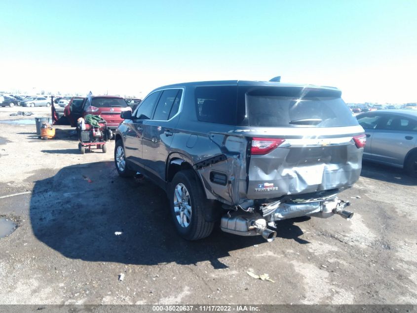 2021 CHEVROLET TRAVERSE LS VIN: 1GNERFKW7MJ184974