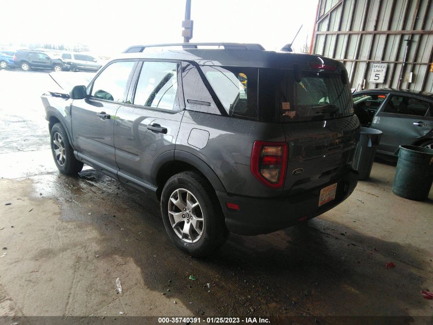 2021 FORD BRONCO SPORT BASE VIN: 3FMCR9A68MRA31914