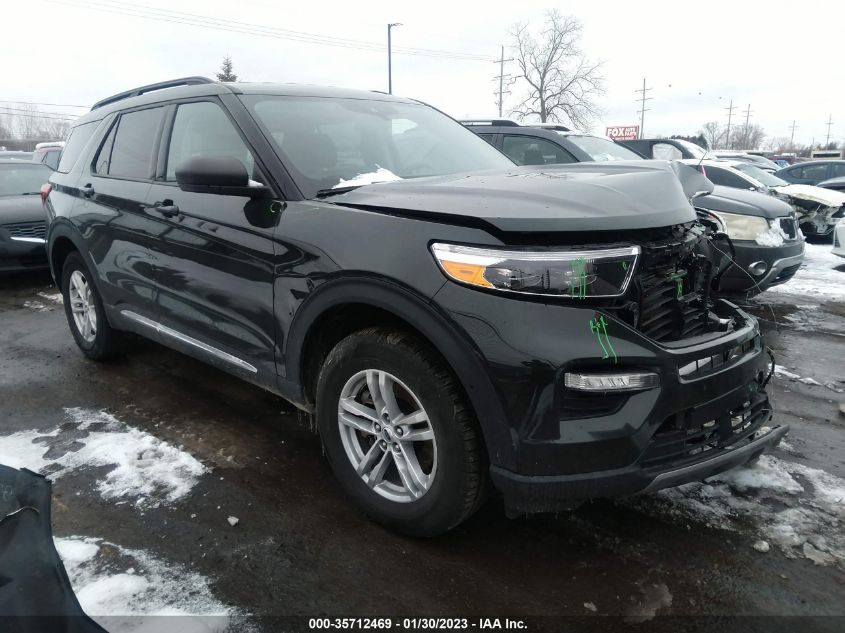 2022 FORD EXPLORER XLT VIN: 1FMSK8DH6NGA87124