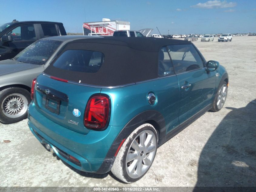 2021 MINI CONVERTIBLE COOPER S VIN: WMWWJ5C04M3M08373