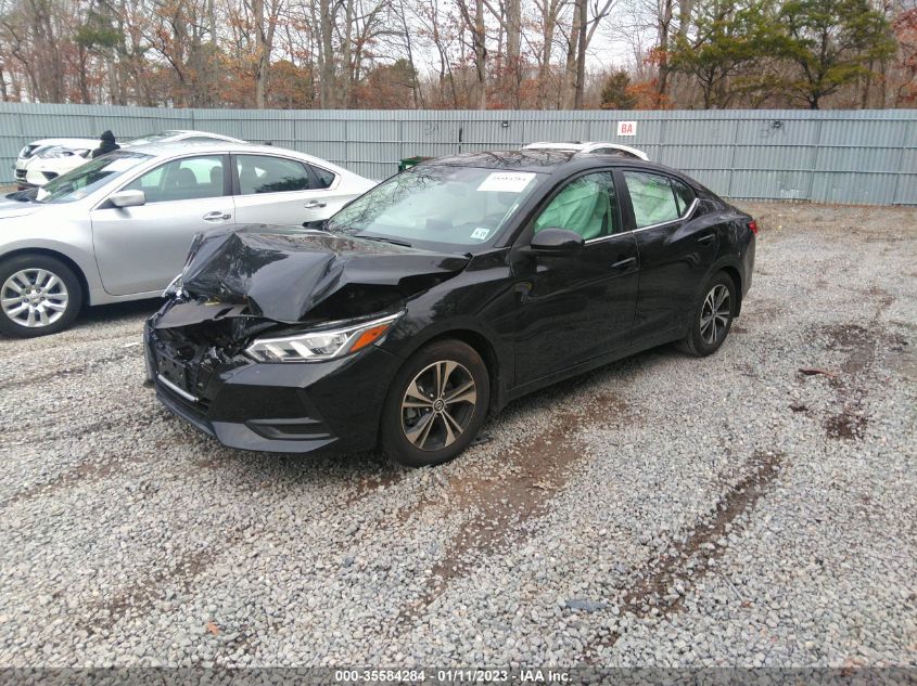 2022 NISSAN SENTRA SV VIN: 3N1AB8CV3NY245931