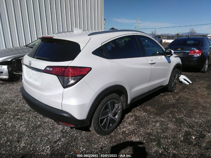 2022 HONDA HR-V EX VIN: 3CZRU5H55NM701267
