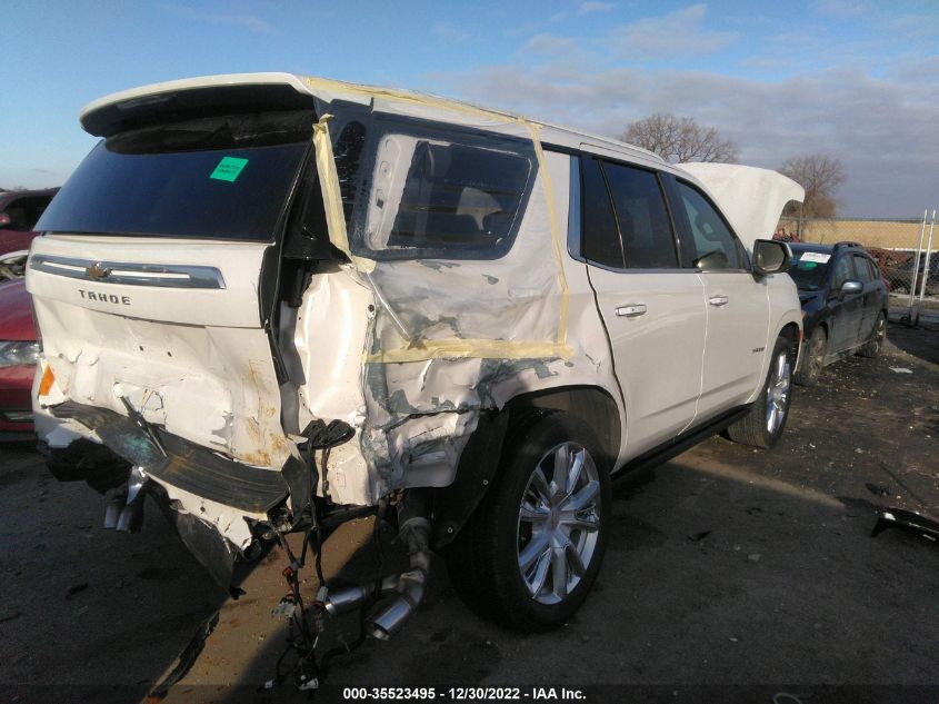 2021 CHEVROLET TAHOE HIGH COUNTRY VIN: 1GNSKTKL3MR180031