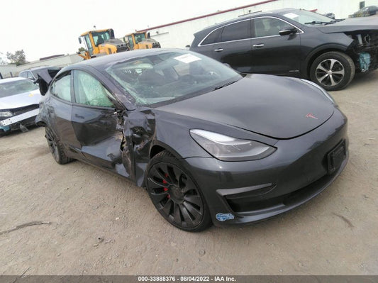 2021 TESLA MODEL 3 PERFORMANCE VIN: 5YJ3E1EC8MF984738