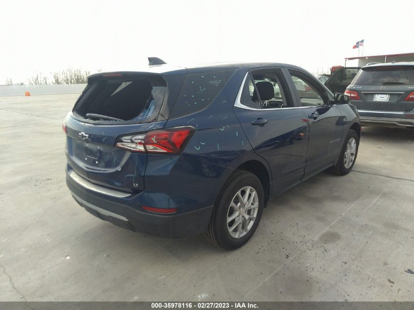 2022 CHEVROLET EQUINOX LT VIN: 3GNAXKEV4NL302683