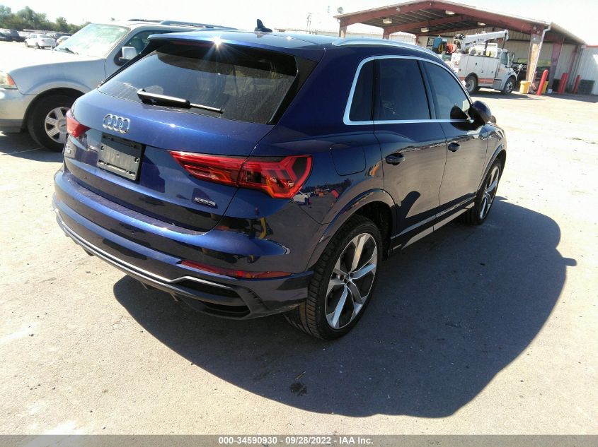 2021 AUDI Q3 S LINE PREMIUM PLUS VIN: WA1EECF35M1049988
