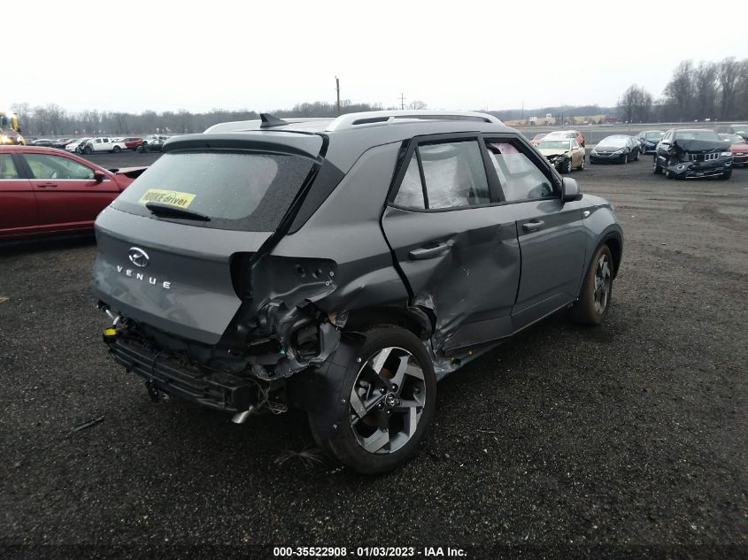 2022 HYUNDAI VENUE SEL VIN: KMHRC8A3XNU200823