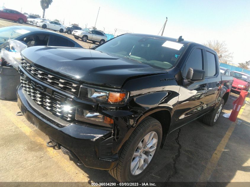 2022 CHEVROLET SILVERADO 1500 LTD CUSTOM VIN: 3GCPWBEK8NG145471