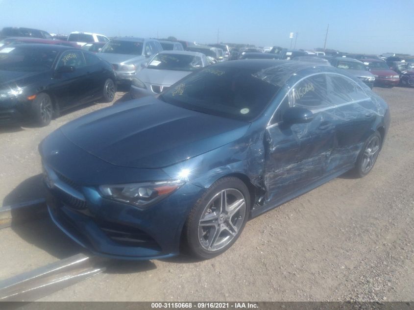 2020 MERCEDES-BENZ CLA CLA 250 VIN: WDD5J4HB6LN072463