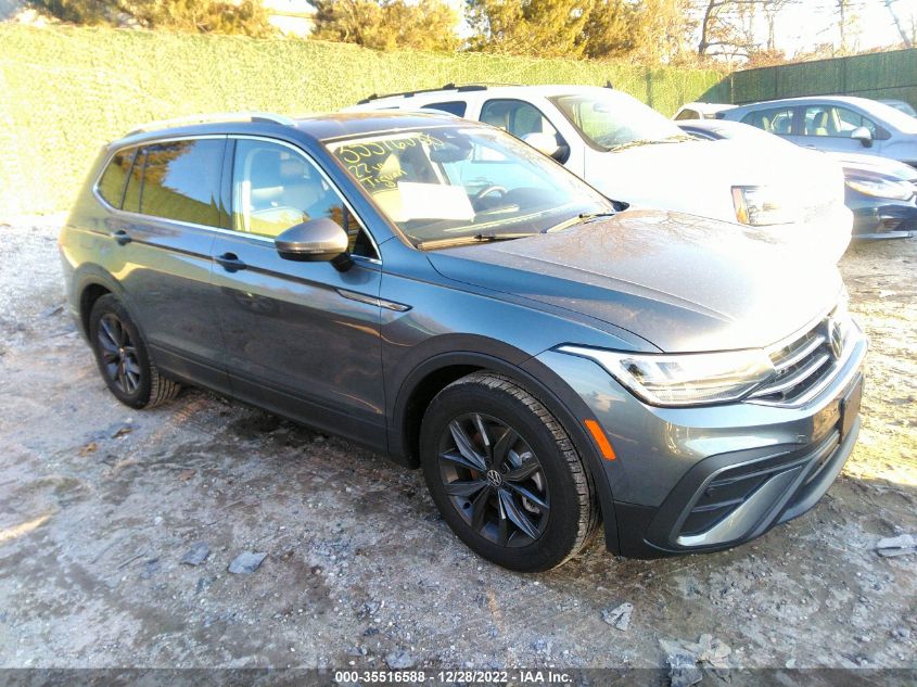 2022 VOLKSWAGEN TIGUAN SE VIN: 3VV2B7AX2NM167151