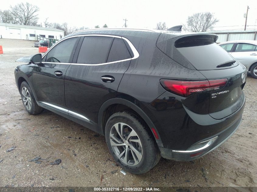 2021 BUICK ENVISION ESSENCE VIN: LRBFZPR43MD194356