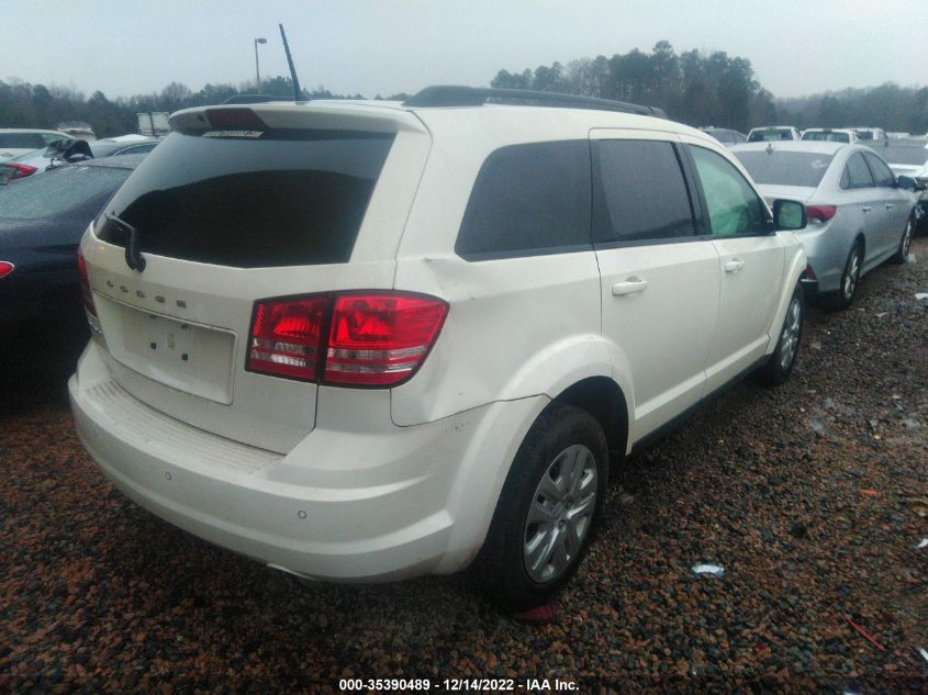 2020 DODGE JOURNEY SE VALUE VIN: 3C4PDCAB8LT261551