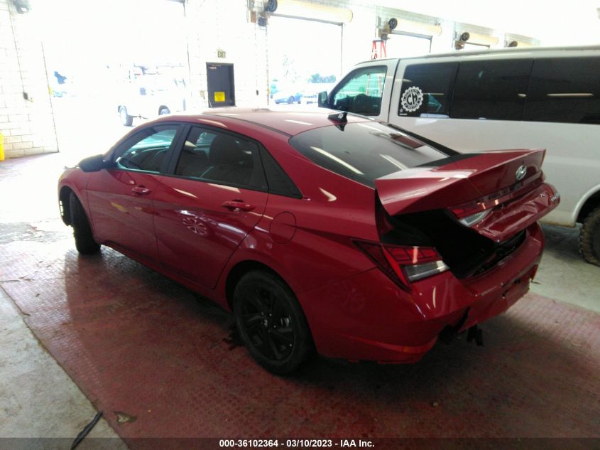 2023 HYUNDAI ELANTRA HYBRID BLUE VIN: KMHLM4AJ4PU046008