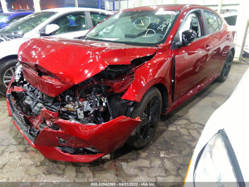 2021 NISSAN SENTRA SR VIN: 001AB8DV8MY321303