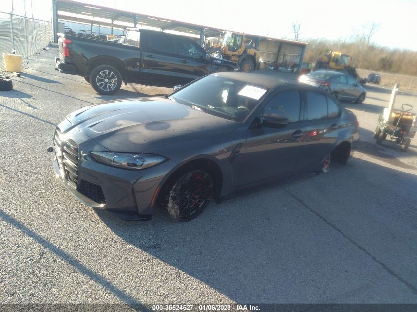 2022 BMW M3 COMPETITION XDRIVE VIN: WBS43AY03NFN13422