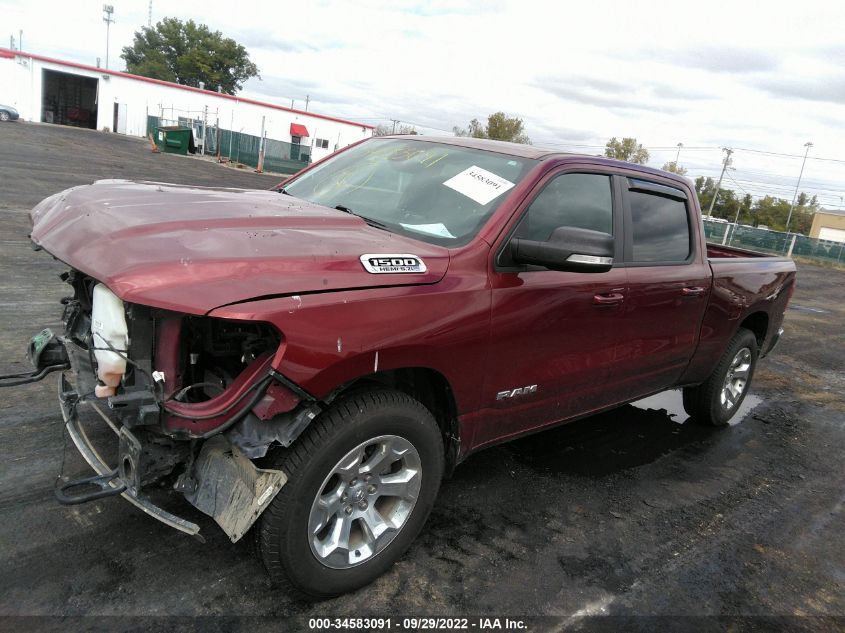 2021 RAM 1500 BIG HORN VIN: 1C6SRFMT7MN521982