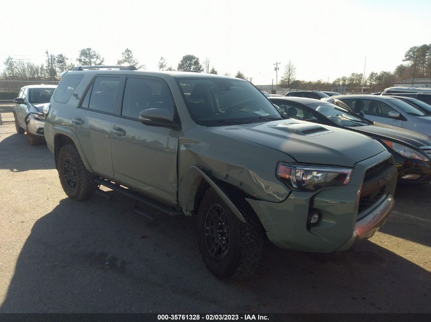 2022 TOYOTA 4RUNNER TRD OFF ROAD PREMIUM VIN: JTERU5JR5N6080773