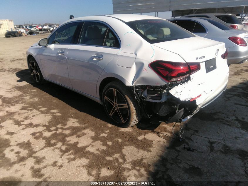 2021 MERCEDES-BENZ A-CLASS A 220 VIN: W1K3G4EB0MJ280342