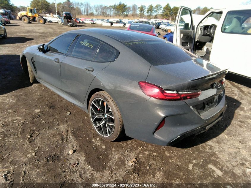 2022 BMW M8 COMPETITION VIN: WBSGV0C0XNCK10390