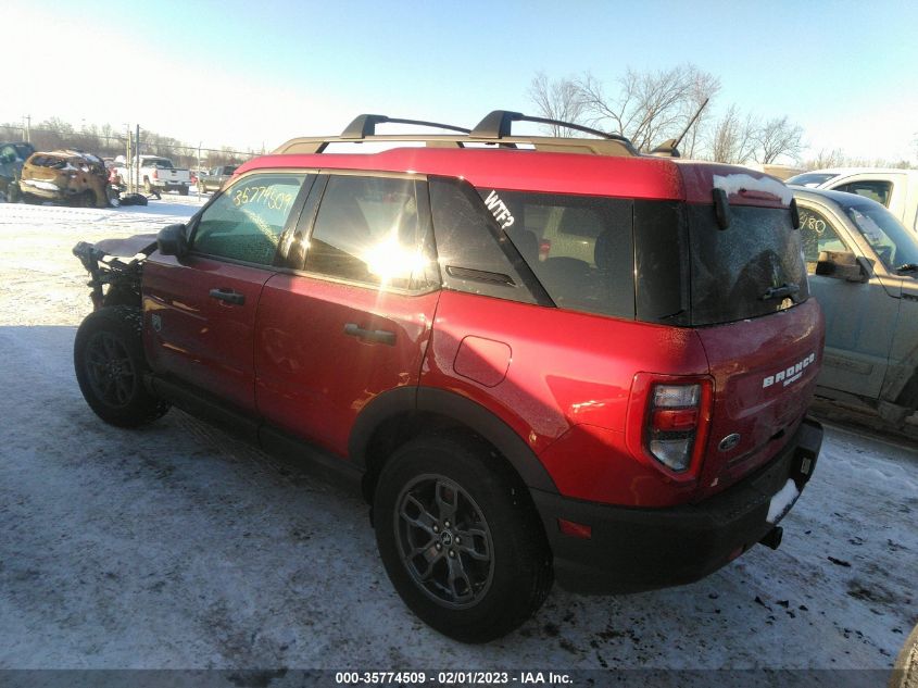 2021 FORD BRONCO SPORT BIG BEND VIN: 3FMCR9B66MRA49634
