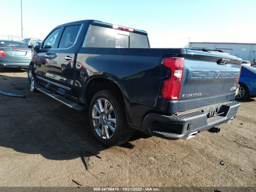 2022 CHEVROLET SILVERADO 1500 HIGH COUNTRY VIN: 2GCUDJED5N1503333