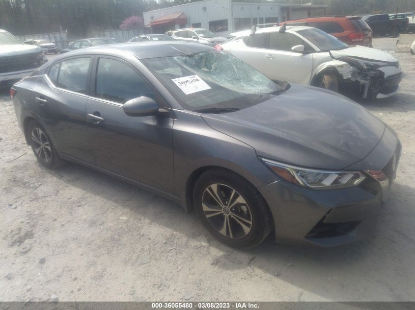 2022 NISSAN SENTRA SV VIN: 3N1AB8CV7NY234236