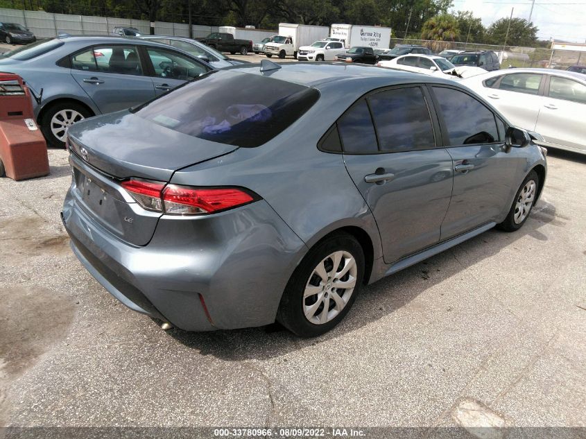 2020 TOYOTA COROLLA LE VIN: 5YFEPRAE3LP042639