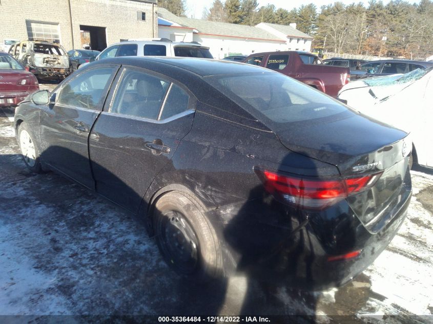 2022 NISSAN SENTRA S VIN: 3N1AB8BV3NY254176