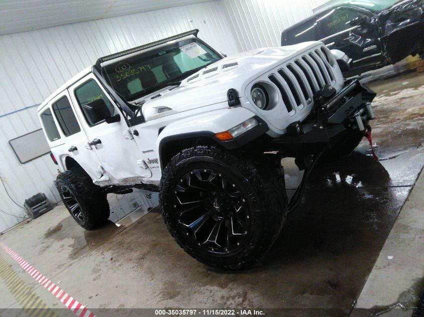 2020 JEEP WRANGLER UNLIMITED SAHARA VIN: 1C4HJXEN7LW109294