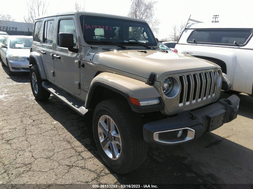 2022 JEEP WRANGLER UNLIMITED SAHARA VIN: 1C4HJXEM0NW254610