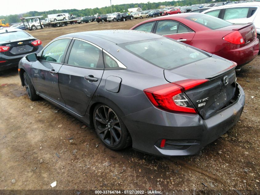 2020 HONDA CIVIC SEDAN SPORT VIN: 2HGFC2F86LH583802