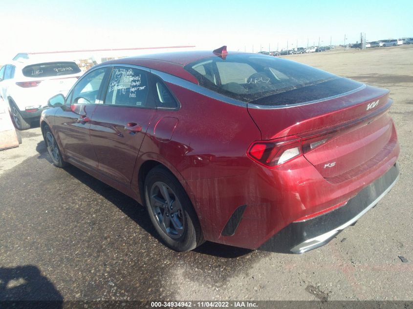 2022 KIA K5 LXS VIN: 5XXG14J28NG120413