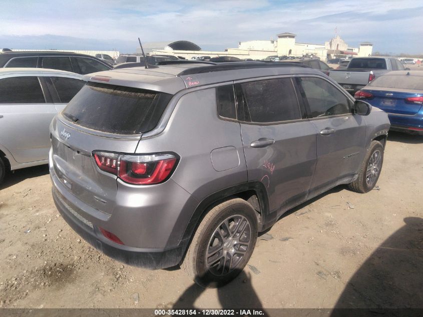 2020 JEEP COMPASS LATITUDE W/SUN/WHEEL PKG VIN: 3C4NJCBB5LT151040