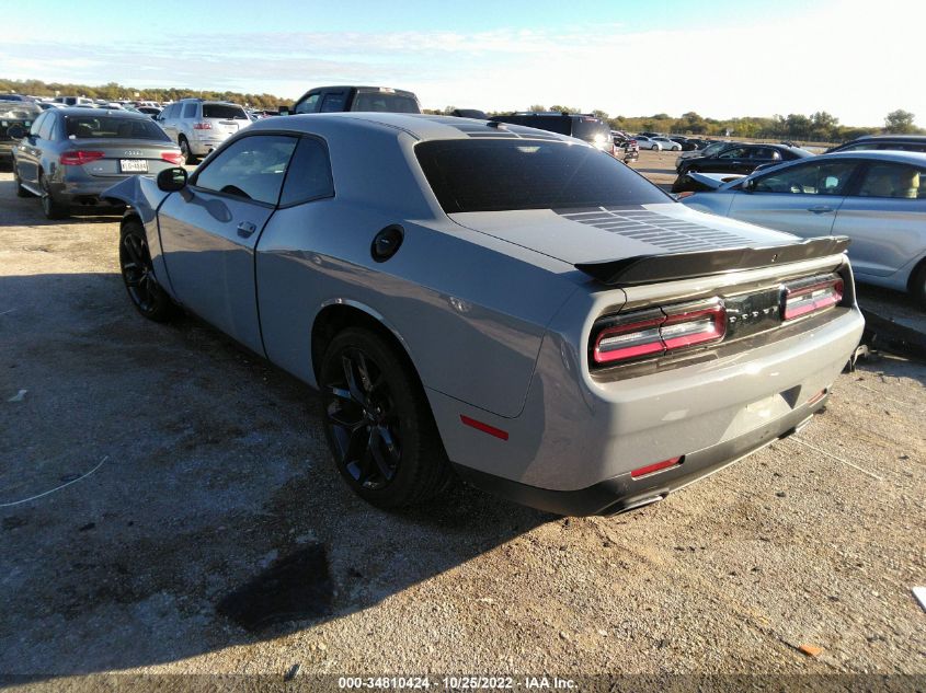 2022 DODGE CHALLENGER SXT VIN: 2C3CDZAG9NH143912