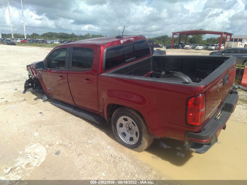 2021 CHEVROLET COLORADO 2WD LT VIN: 1GCGSCEN2M1278509