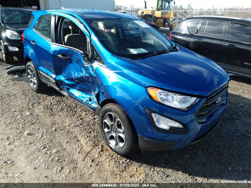 2021 FORD ECOSPORT S VIN: MAJ3S2FE1MC405073