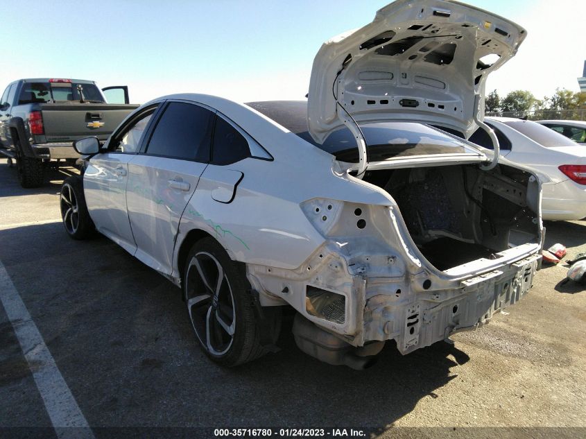 2021 HONDA ACCORD SEDAN SPORT VIN: 1HGCV2F31MA020416