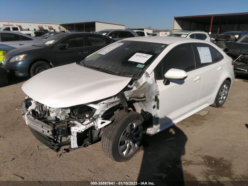 2022 TOYOTA COROLLA LE VIN: 5YFEPMAE4NP286838