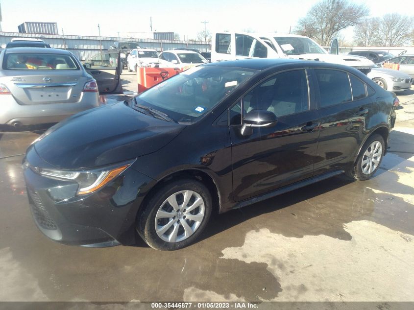 2022 TOYOTA COROLLA LE VIN: 5YFEPMAEXNP306378