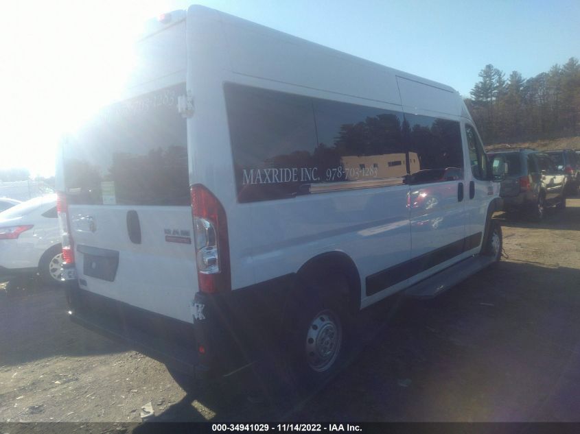 2021 RAM PROMASTER WINDOW VAN VIN: 3C6LRVPG9ME540244
