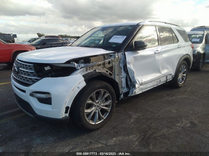 2022 FORD EXPLORER LIMITED VIN: 1FMSK7FH4NGA56431