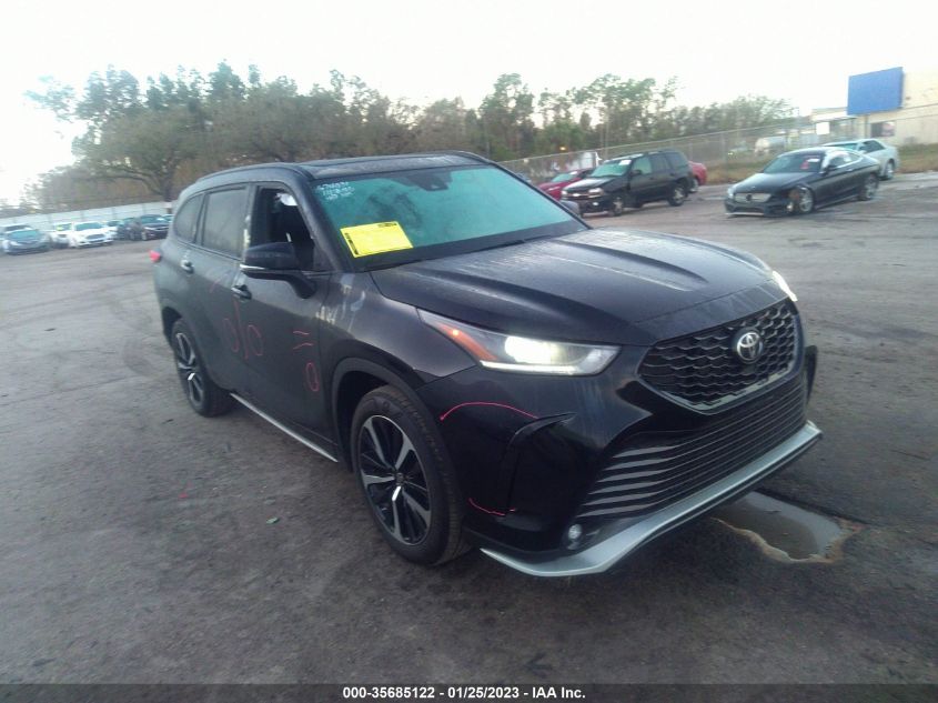 2021 TOYOTA HIGHLANDER XSE VIN: 5TDJZRAH2MS066488