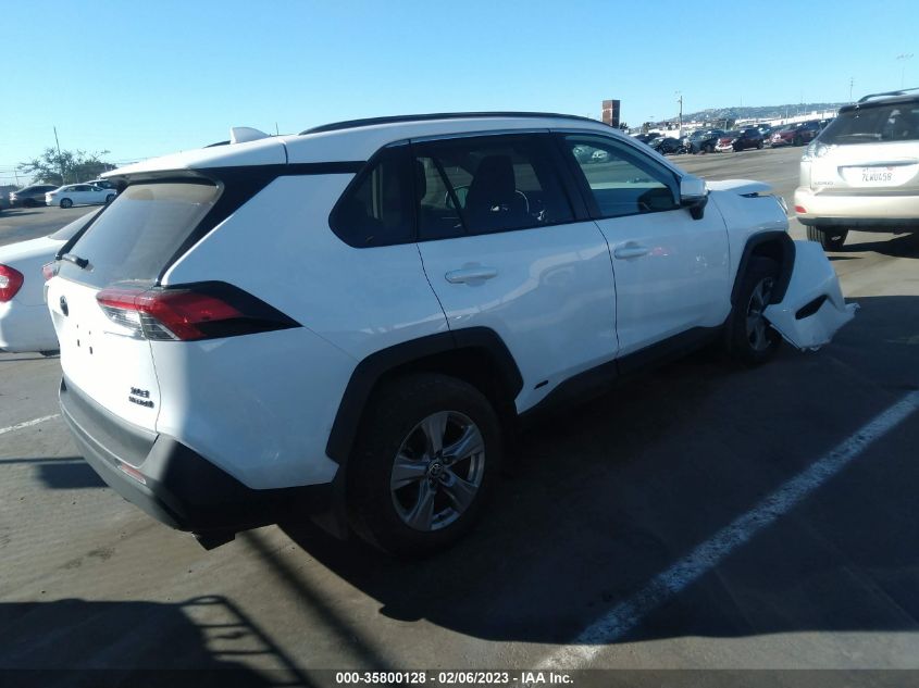 2022 TOYOTA RAV4 HYBRID XLE VIN: 4T3RWRFV3NU055882