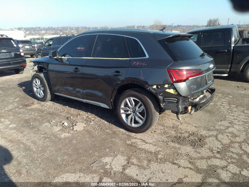 2022 AUDI Q5 S LINE PREMIUM VIN: WA1GAAFY9N2002737