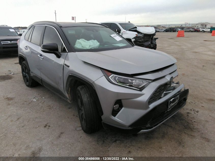 2020 TOYOTA RAV4 HYBRID XSE VIN: 2T3EWRFV5LW088443