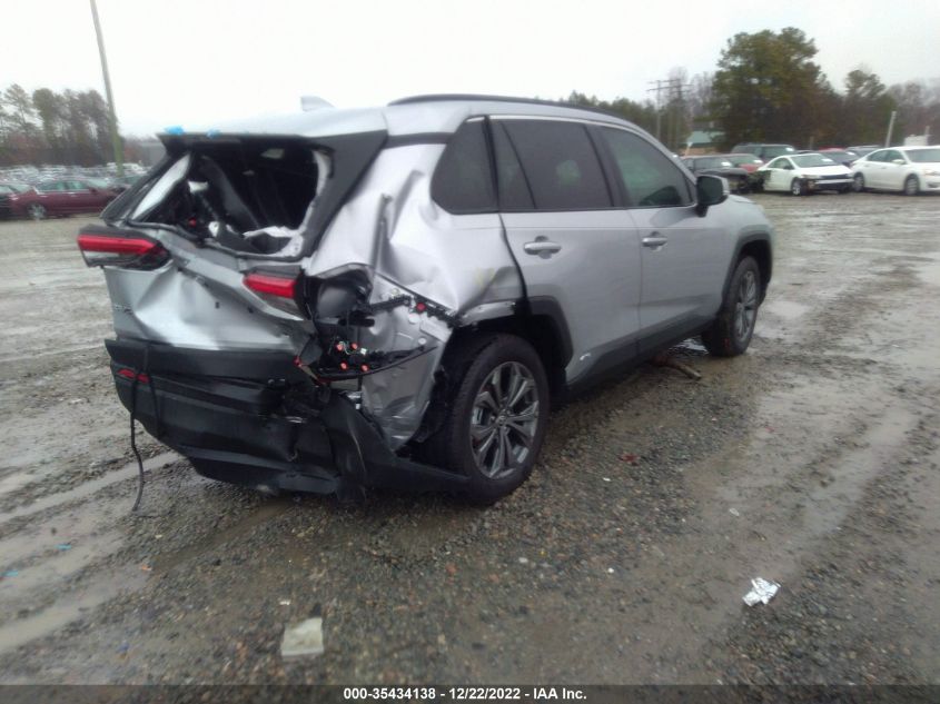 2022 TOYOTA RAV4 HYBRID XLE PREMIUM VIN: 4T3B6RFV4NU085409
