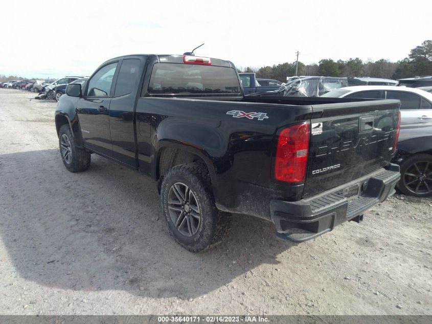 2021 CHEVROLET COLORADO 4WD WORK TRUCK VIN: 1GCHTBEN8M1181665