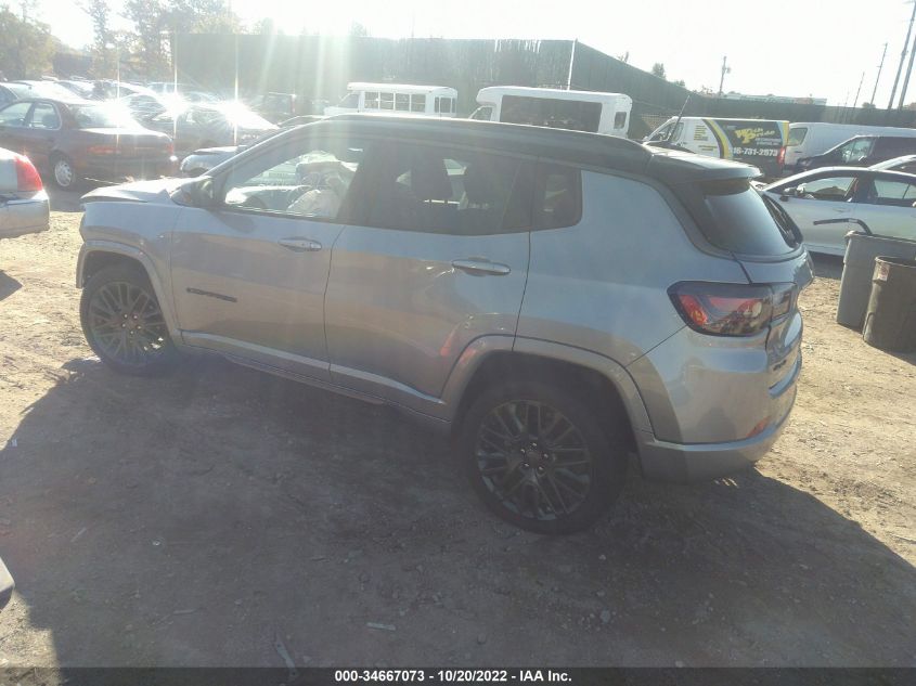 2022 JEEP COMPASS HIGH ALTITUDE VIN: 3C4NJDCB7NT180627