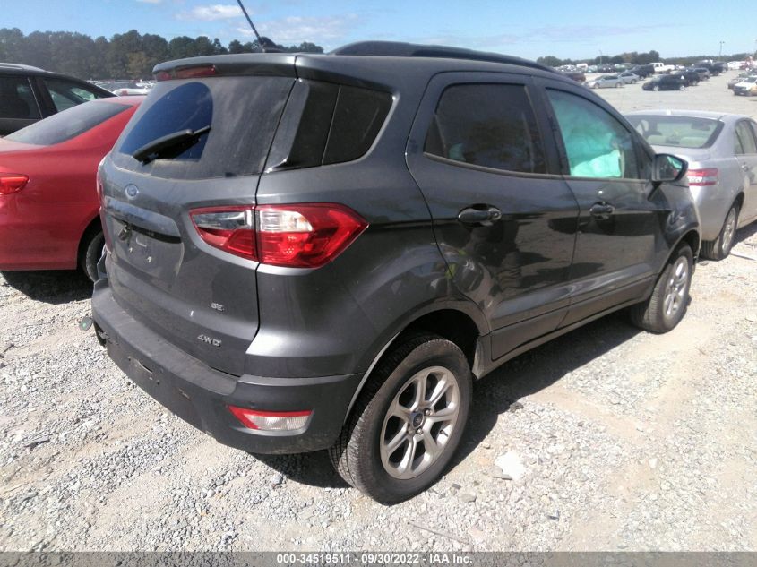 2020 FORD ECOSPORT SE VIN: MAJ6S3GL3LC317804